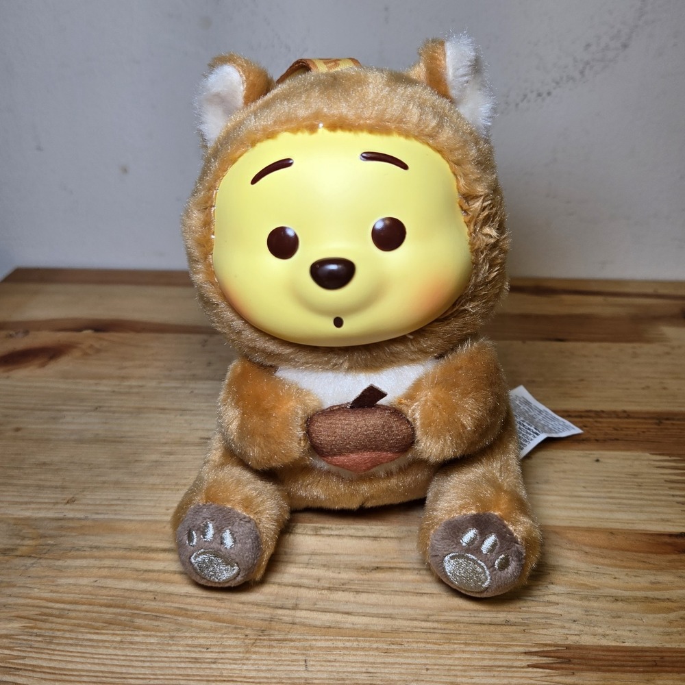 Miniso Disney Winnie the Pooh Naughty Party Squirrel Vinyl Plush Keychain Charm